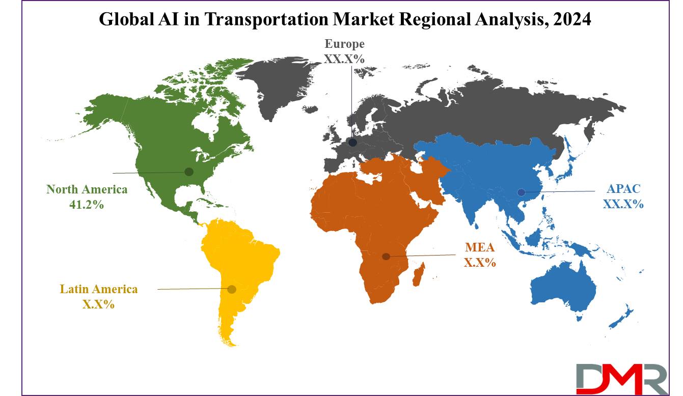 Artificial Intelligence (AI) in Transportation Market Regional Analysis