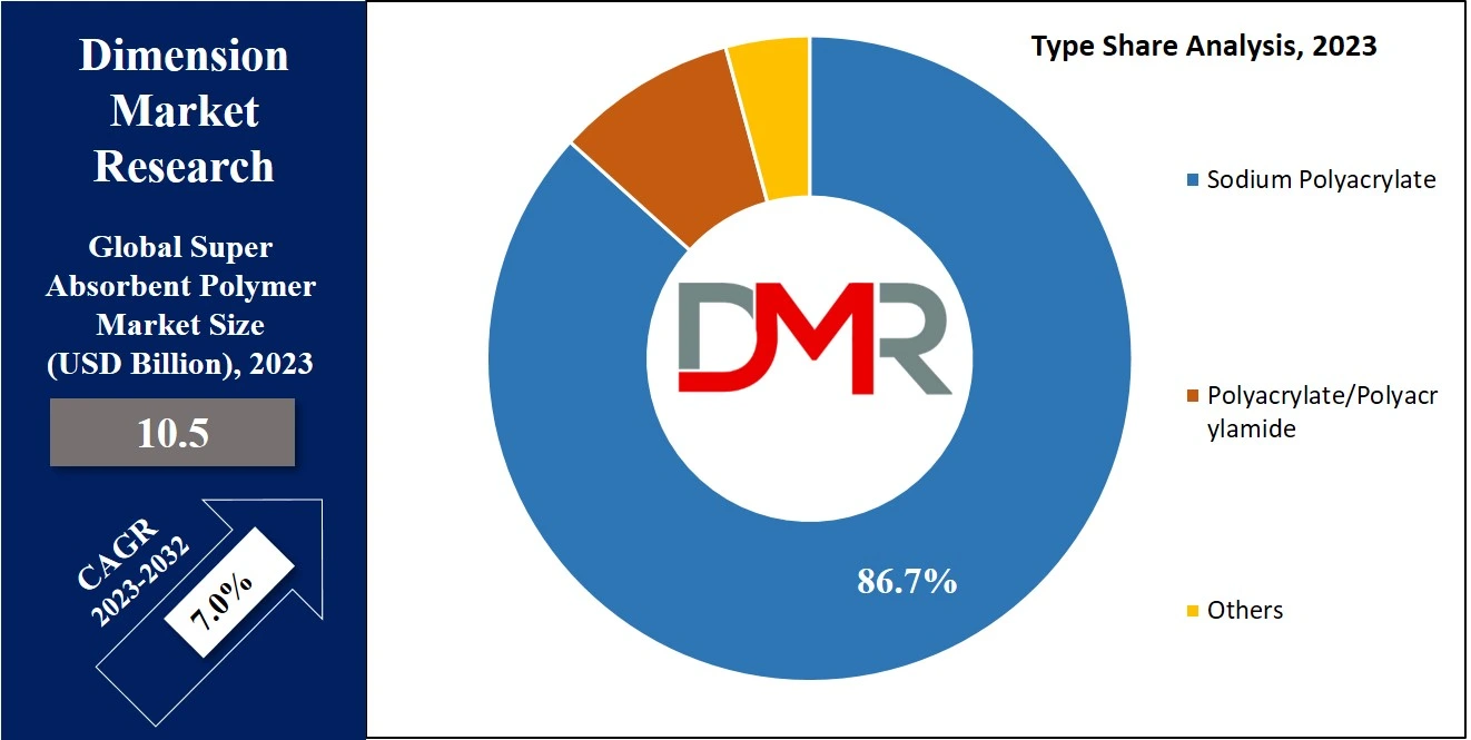 Super Absorbent Polymer Market Type Share Analysis