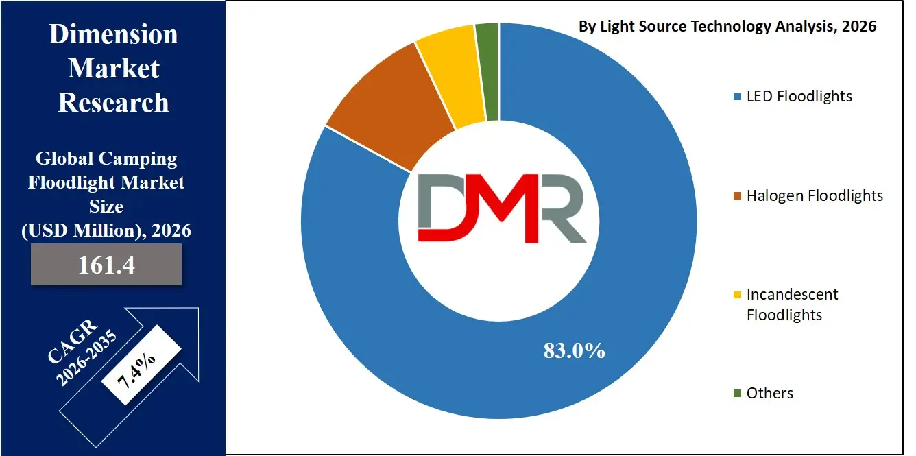 Camping Floodlight Market By Light Source Technology Analysis