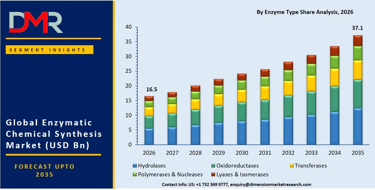 Enzymatic Chemical Synthesis Market By Enzyme Type Share Analysis