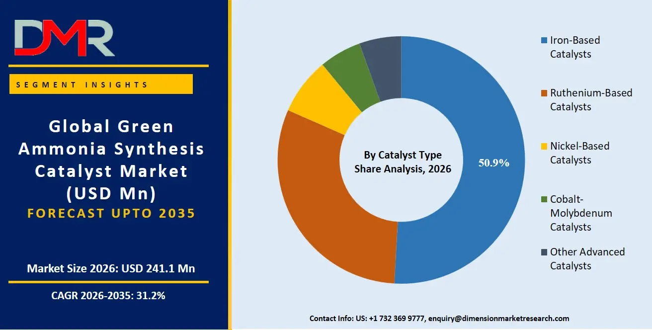 Green Ammonia Synthesis Catalyst Market By Catalyst Type Share Analysis