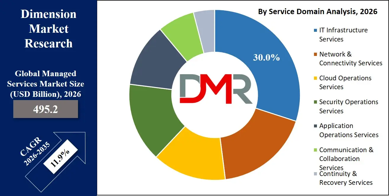 Managed Services Market By Service Domain Analysis
