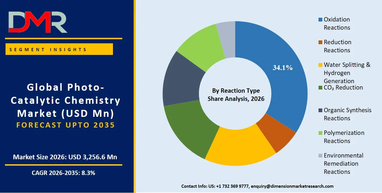 Photo Catalytic Chemistry Market By Reaction Type Share Analysis