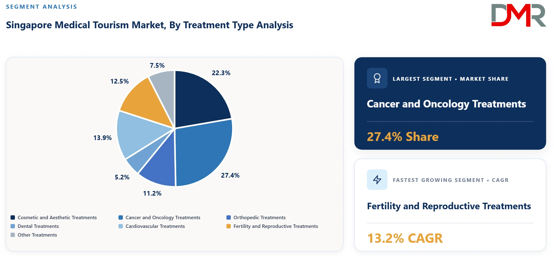 Singapore Medical Tourism Market By Treatment Type Analysis