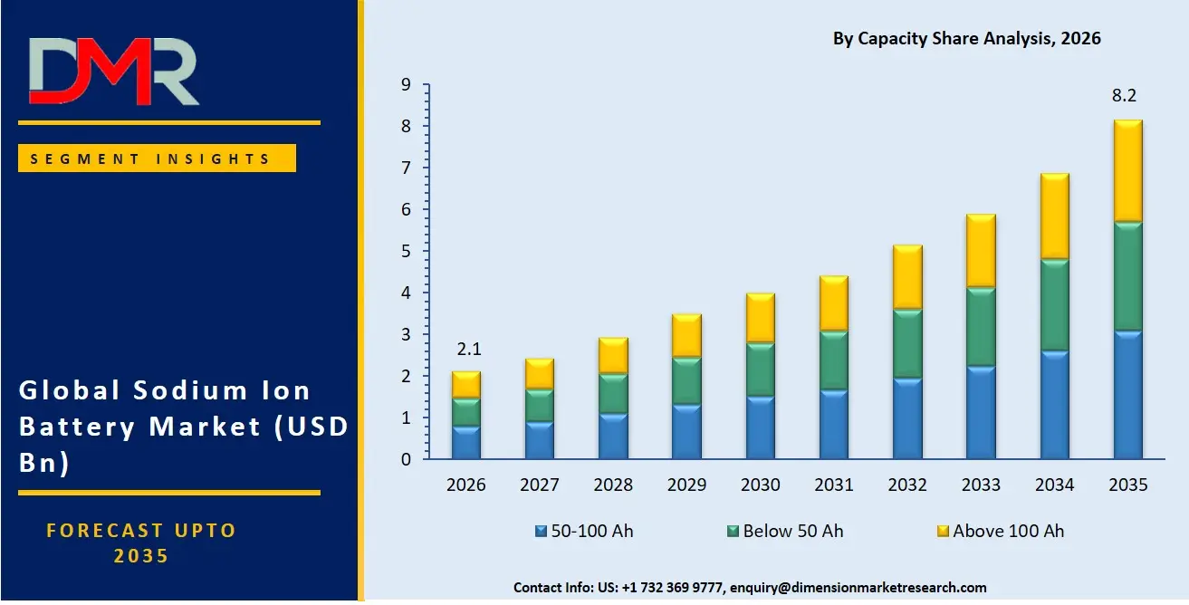 Sodium Ion Battery Market By Capacity Share Analysis