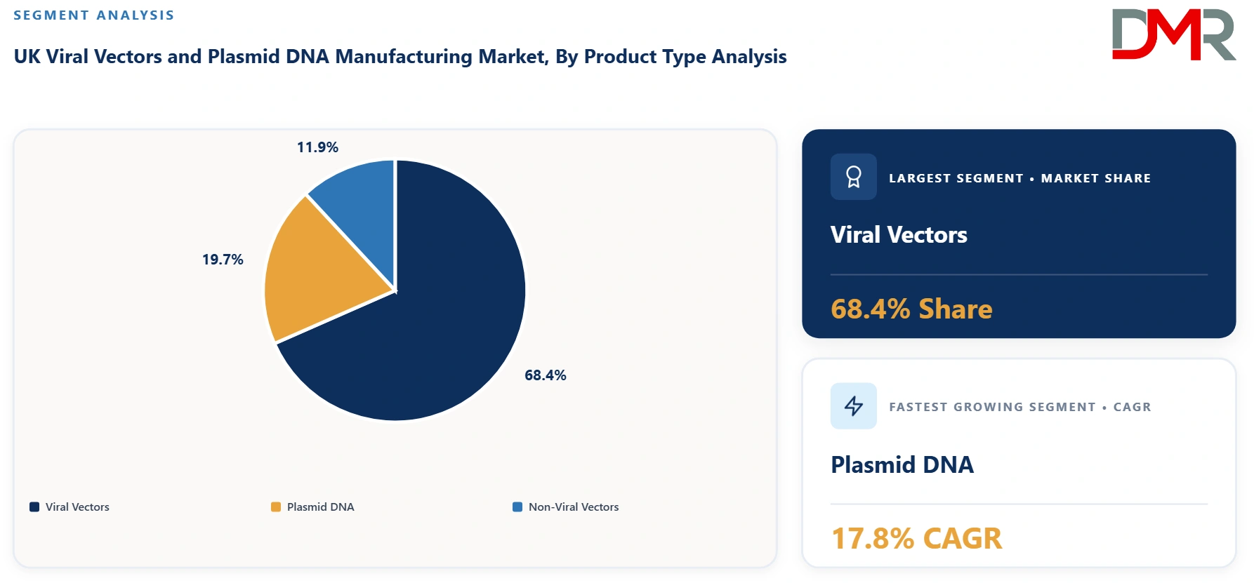 UK Viral Vectors and Plasmid DNA Manufacturing Market By Product Type Analysis